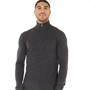 French Connection Mens Cash 1/4 Zip Jumper Charcoal Melange