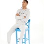 French Connection Mens Scribble Tracksuit Light Grey Melange/Black