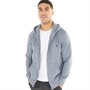 French Connection Mænd Lynlås Hoodie Lyseblå/Marine
