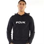 French Connection Mens Hooded Top Marine/White