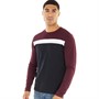 French Connection Mens Block Original Long Sleeve T-Shirt Chateaux/White/Marine