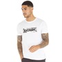 French Connection Mens Box Camo T-Shirt White/Camo/Black