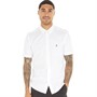 French Connection Chemises à Manches Courtes Oxford Homme Blanc
