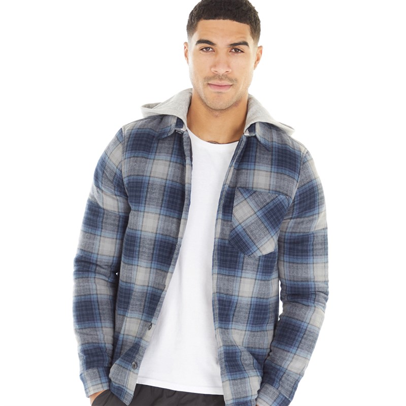 French Connection Mens Pocket Wadid Shirt Marine