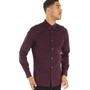 French Connection Heren Langarm Oxford Shirt Effen Château/Marine