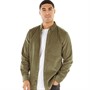 French Connection Mens Cord Long Sleeve Shirt Khaki