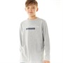 French Connection Boys Ladonia Long Sleeve Top Grey Marl