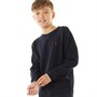 French Connection Boys Plain Tipped Sweatshirt Navy