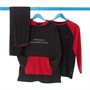 French Connection Boys Colour Block Lougewear Set Black/Red