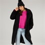 French Connection Womens Borg Peak L Coat Black