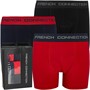 French Connection Boys Three Pack Boxers Black/Marine/Red