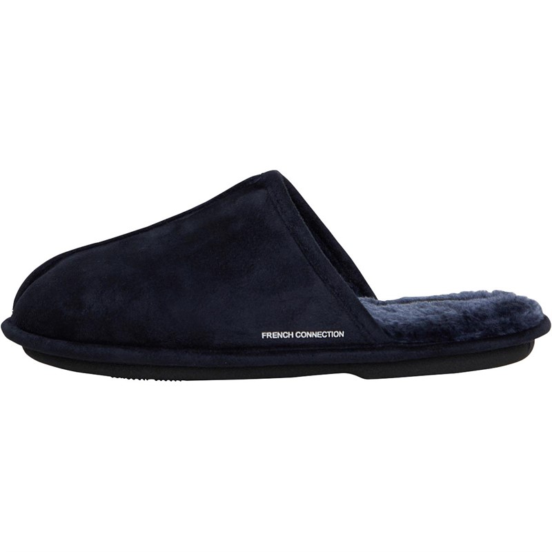 French Connection Mens Mule FC Slippers Marine