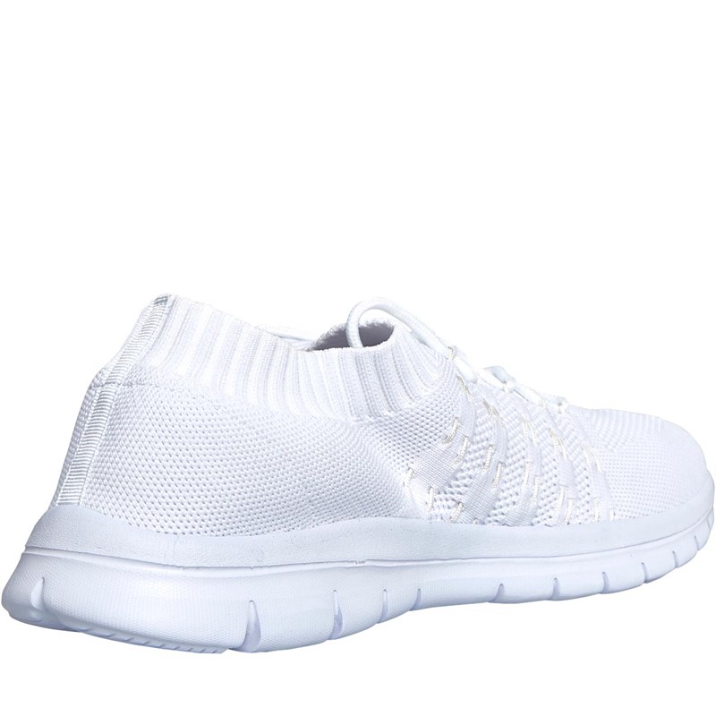 French Connection Mens Sock Trainers White