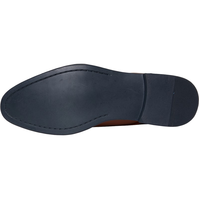 French Connection Mens Derby Shoes Tan