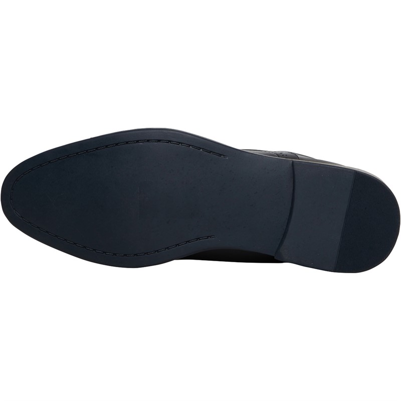 French Connection Mens Toe Cap Brogue Shoes Black