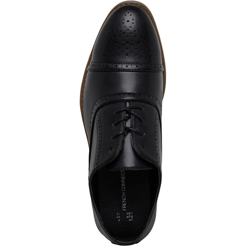 Brogue toe cap shoes top