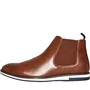 French Connection Mens Casual Chelsea Boots Tan
