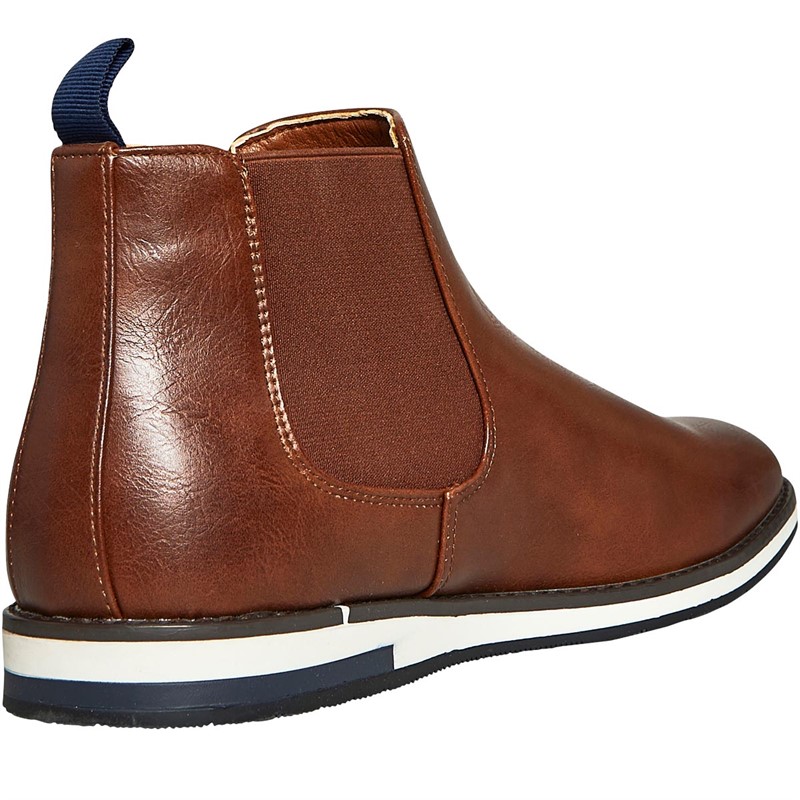 Buy French Connection Mens Casual Chelsea Boots Tan