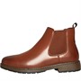 French Connection Mens Suede Cleated Chelsea Boots Tan
