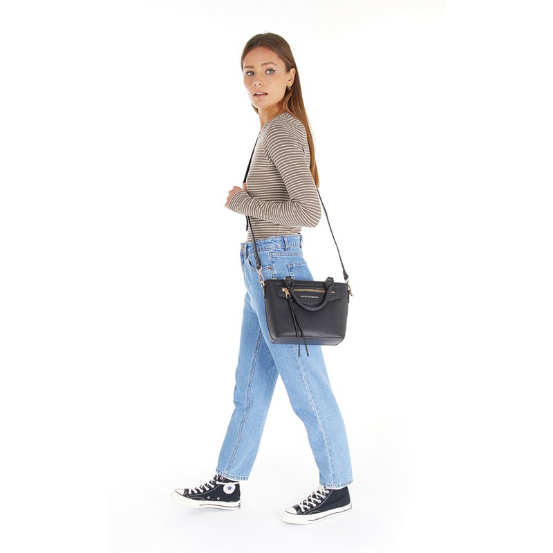French Connection Womens Tote Bag Black