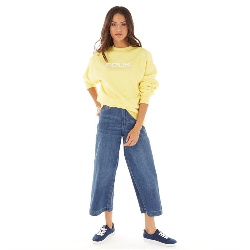 French connection yellow sweater on sale