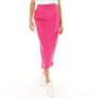 French Connection Womens Satin Slip Skirt Hot Pink