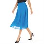 French Connection Womens Pleat Skirt Bright Blue
