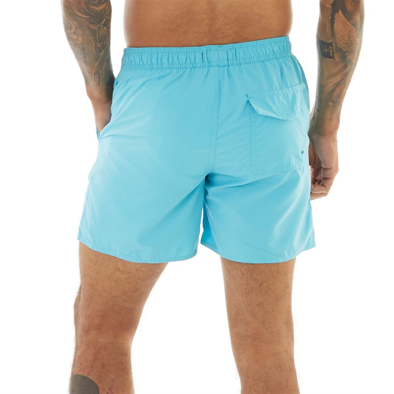 French Connection Mens Contrast Swim Shorts Aqua