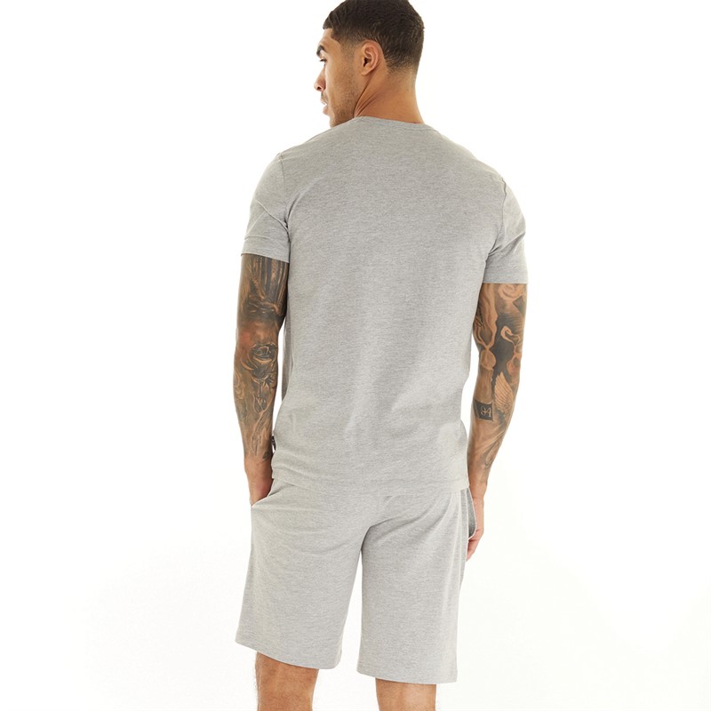 French Connection Mens FCUK Stack Co-Ord Light Grey Mel