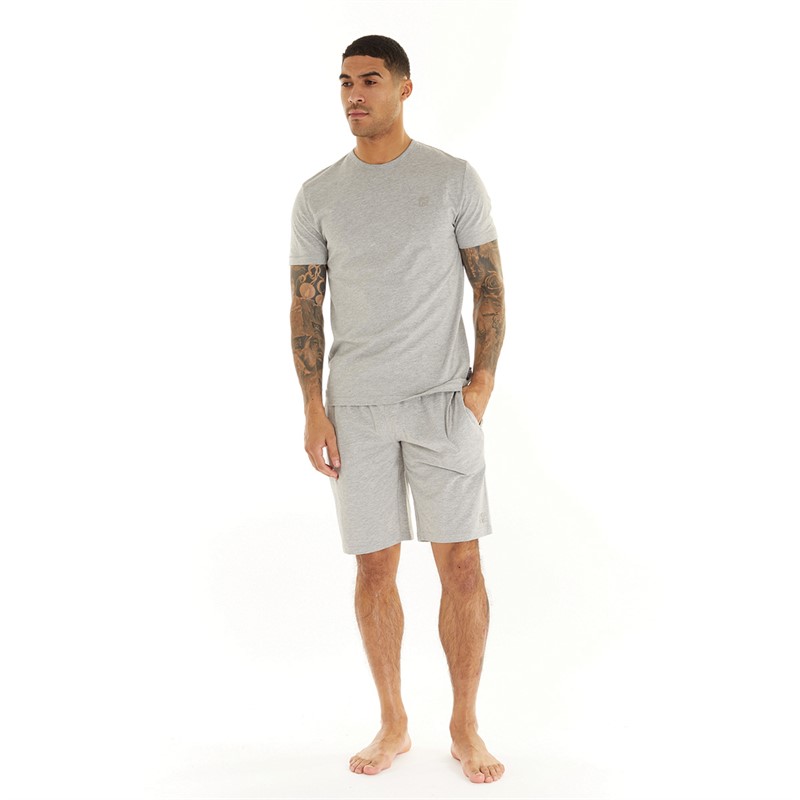 French Connection Mens FCUK Stack Co-Ord Light Grey Mel