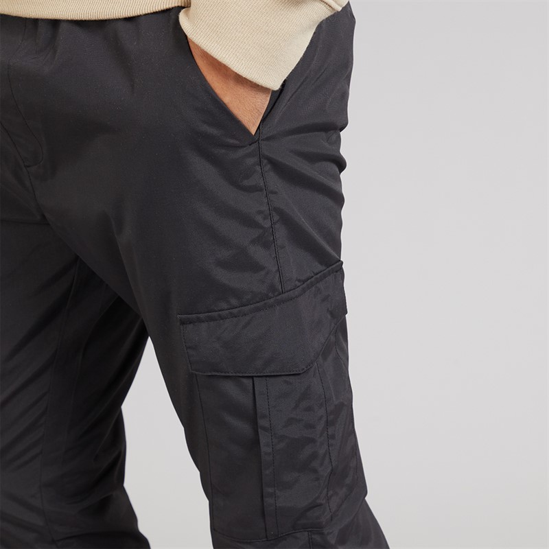 French Connection Mens Combat Tech Cargos Pants Black