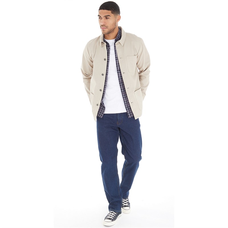 French Connection Mens Utility Jacket Stone