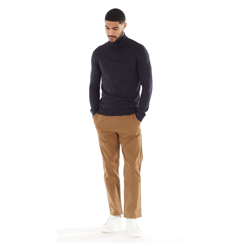 French Connection Mens Chinos Tobacco