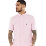 French Connection Mens Short Sleeve Oxford Shirt Pink