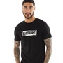 French Connection Mens FCUK Box Camo T-Shirt Black