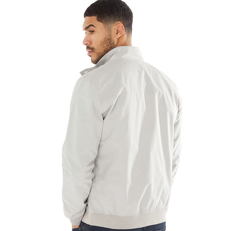 French Connection Mens Harrington Jacket Stone/Gunmetal