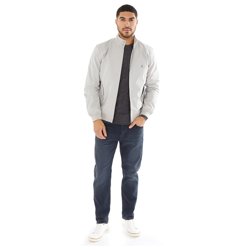 French Connection Mens Harrington Jacket Stone/Gunmetal