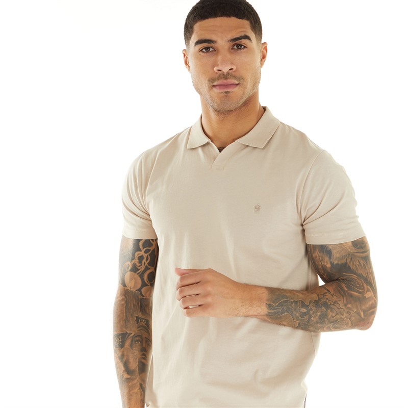 Buy French Connection Mens Jersey Trophy Polo Stone