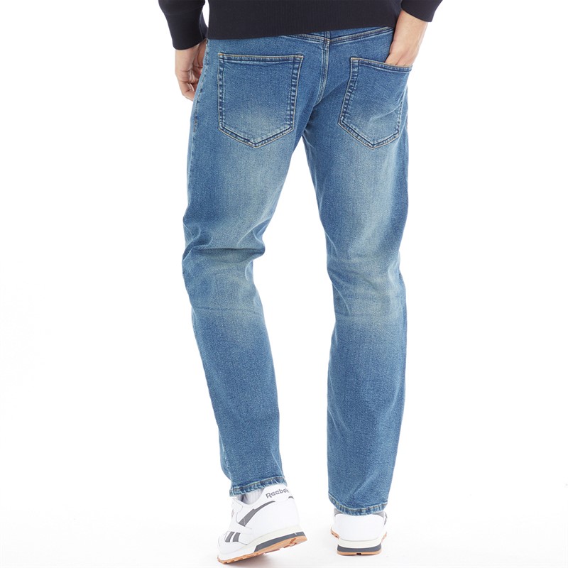 French Connection Mens Regular Fit Jeans Ind55 - Stonewash
