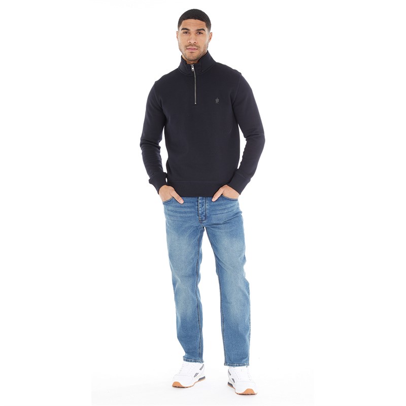 French Connection Mens Regular Fit Jeans Ind55 - Stonewash