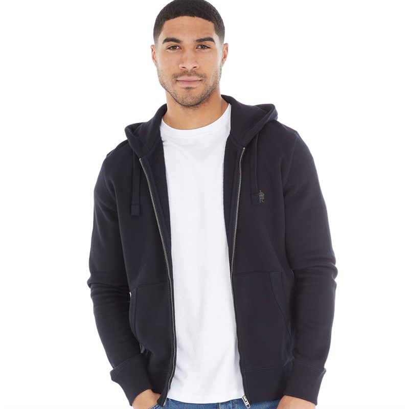 French connection new arrivals hoodie zip through