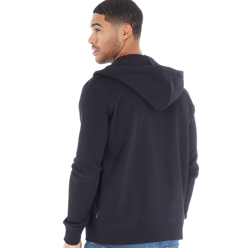 French Connection Mens FC Zip Hoodie Marine