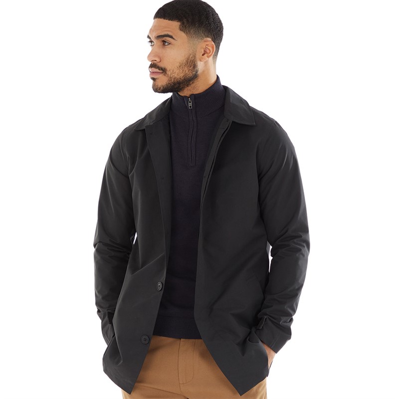 Buy French Connection Mens Mac Jacket Black