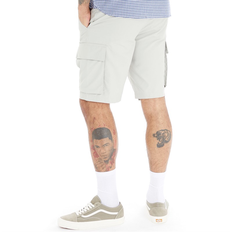 French Connection Mens Cargo Tech Shorts Stone