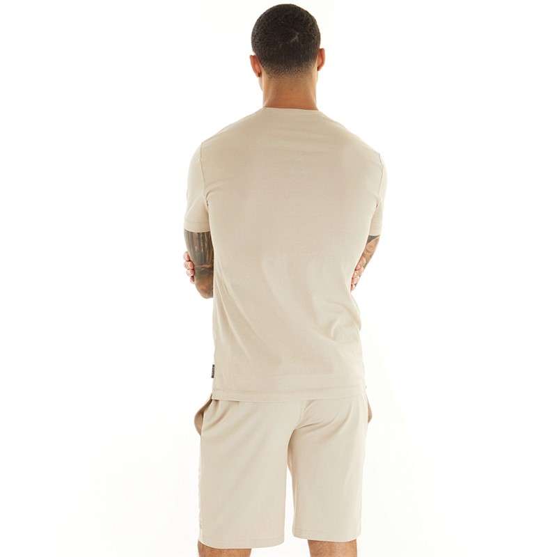 French Connection Mens FCUK Stack Co-Ord Stone