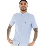 French Connection Mens Short Sleeve Oxford Shirt Sky