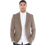 French Connection Mens Herringbone Blazer Tan