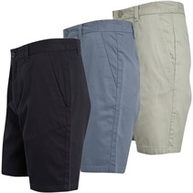 French Connection Mens Three Pack Chino Shorts Multi 1 - Black/Stone/Marine