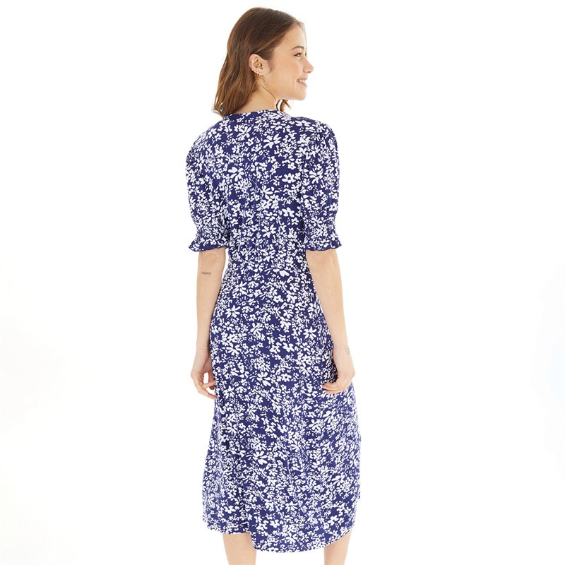 French connection navy floral dress clearance