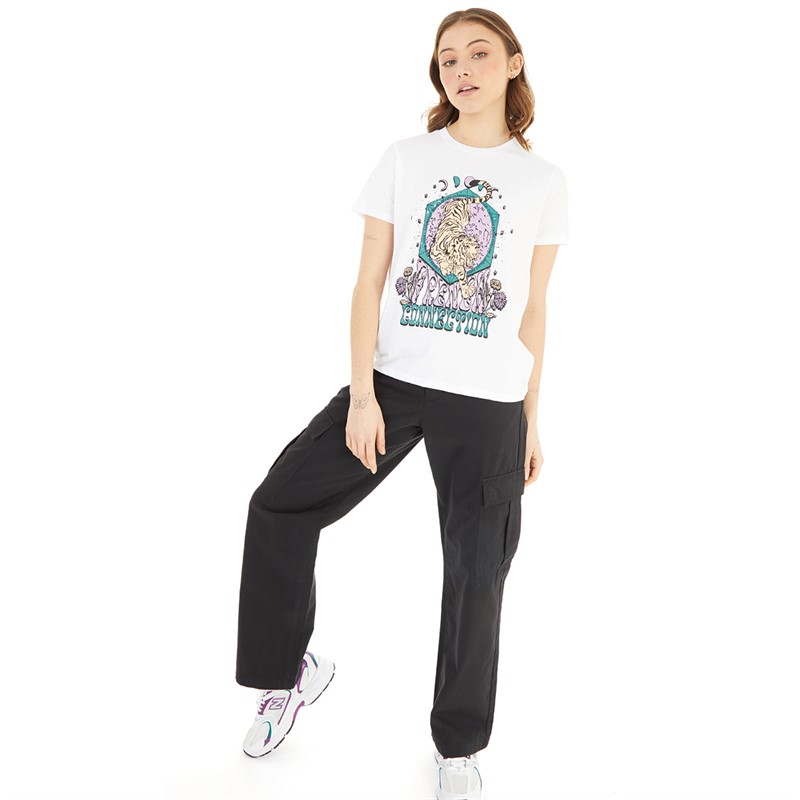 French Connection Womens Tiger T-Shirt White